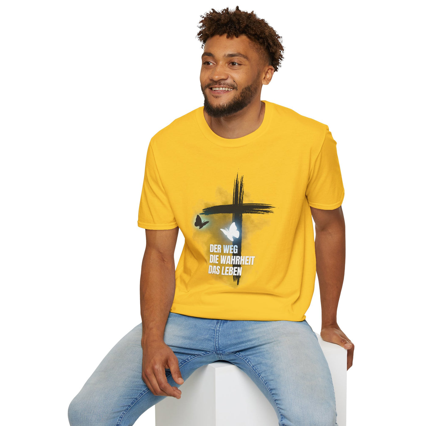 Faith-Inspired Unisex Softstyle T-Shirt – Spiritual, Jesus, Christian,