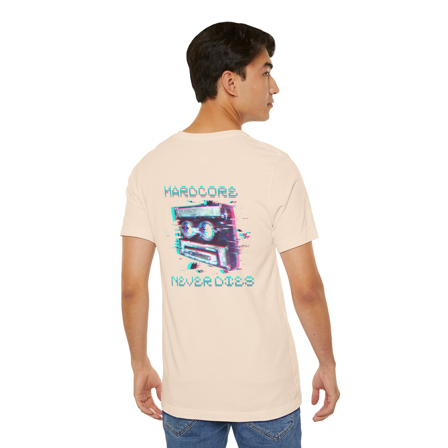 Techno - Hardcore Never Dies - Retro Graphic Tee, 90s Aesthetic Shirt unisex