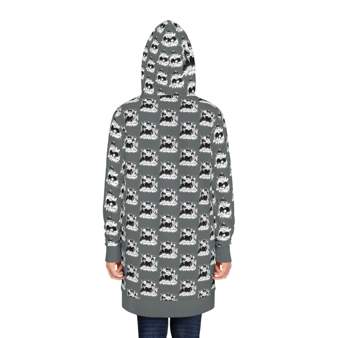 Audrey Inspired Women's Hoodie Dress - "Beauty Is Not Wasted"