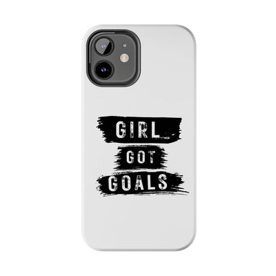 Handyhülle  Phone Case - "Girl Got Goals" - Stylish Protection for Ambitious Women