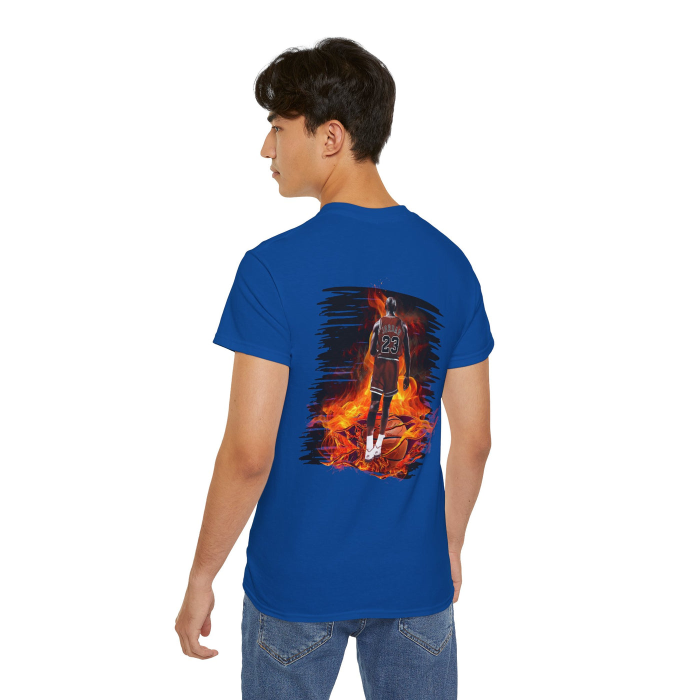 Basketball Jordan, Cool Sports Shirt, Unisex Cotton T-Shirt