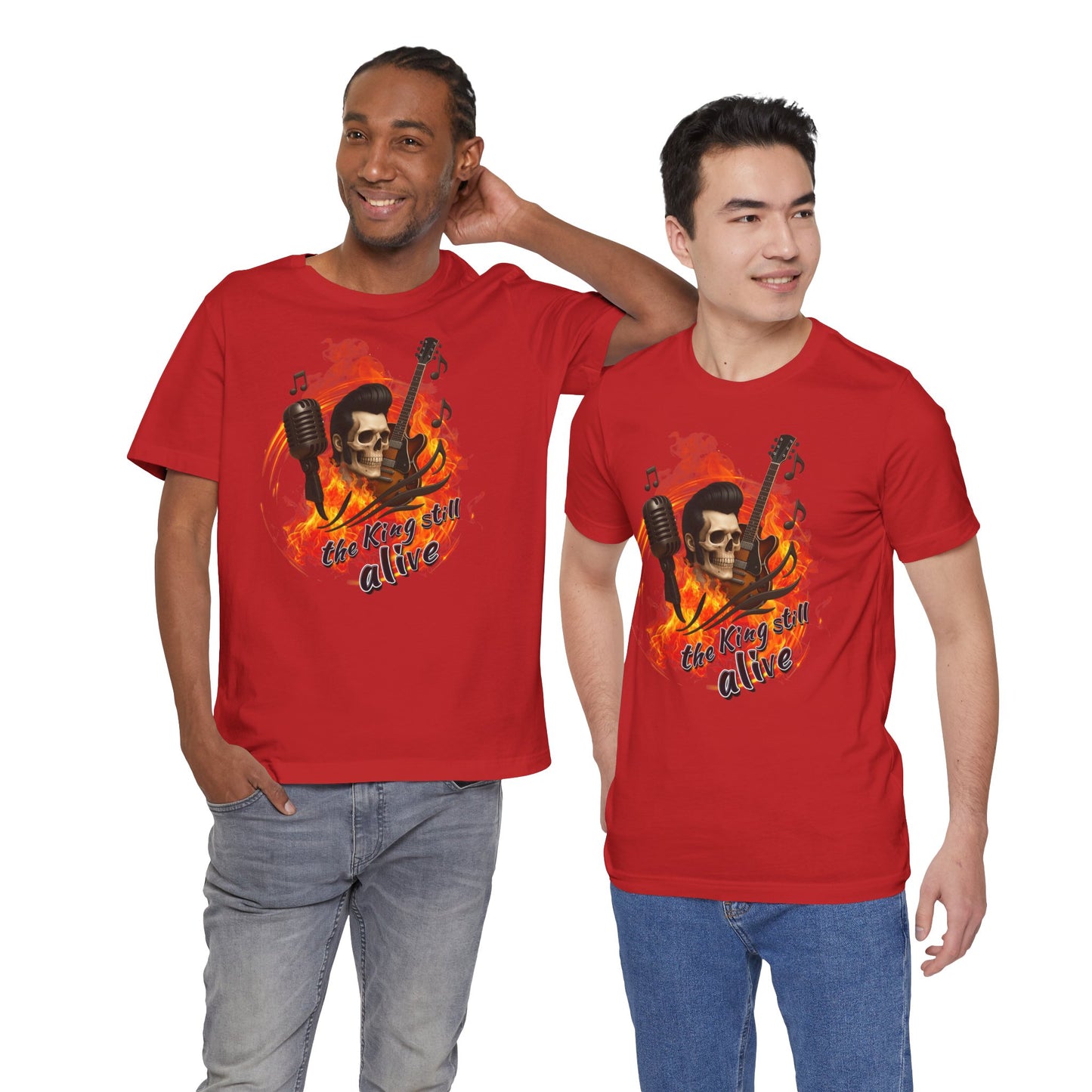 Music Vibes Unisex Jersey Tee - 'The King Still Alive' Graphic T-Shirt