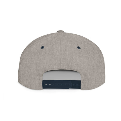 Oldschool Vibes Flat Bill Snapback Cap | Retro Style Hat for Casual Wear