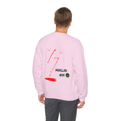 Rebellion Mode on Sweatshirt unisex