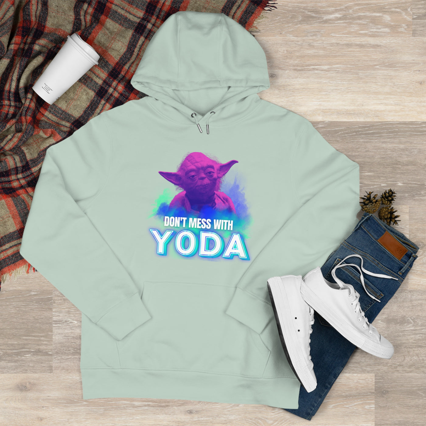 Don't Mess With Yoda Hooded Sweatshirt - starwars