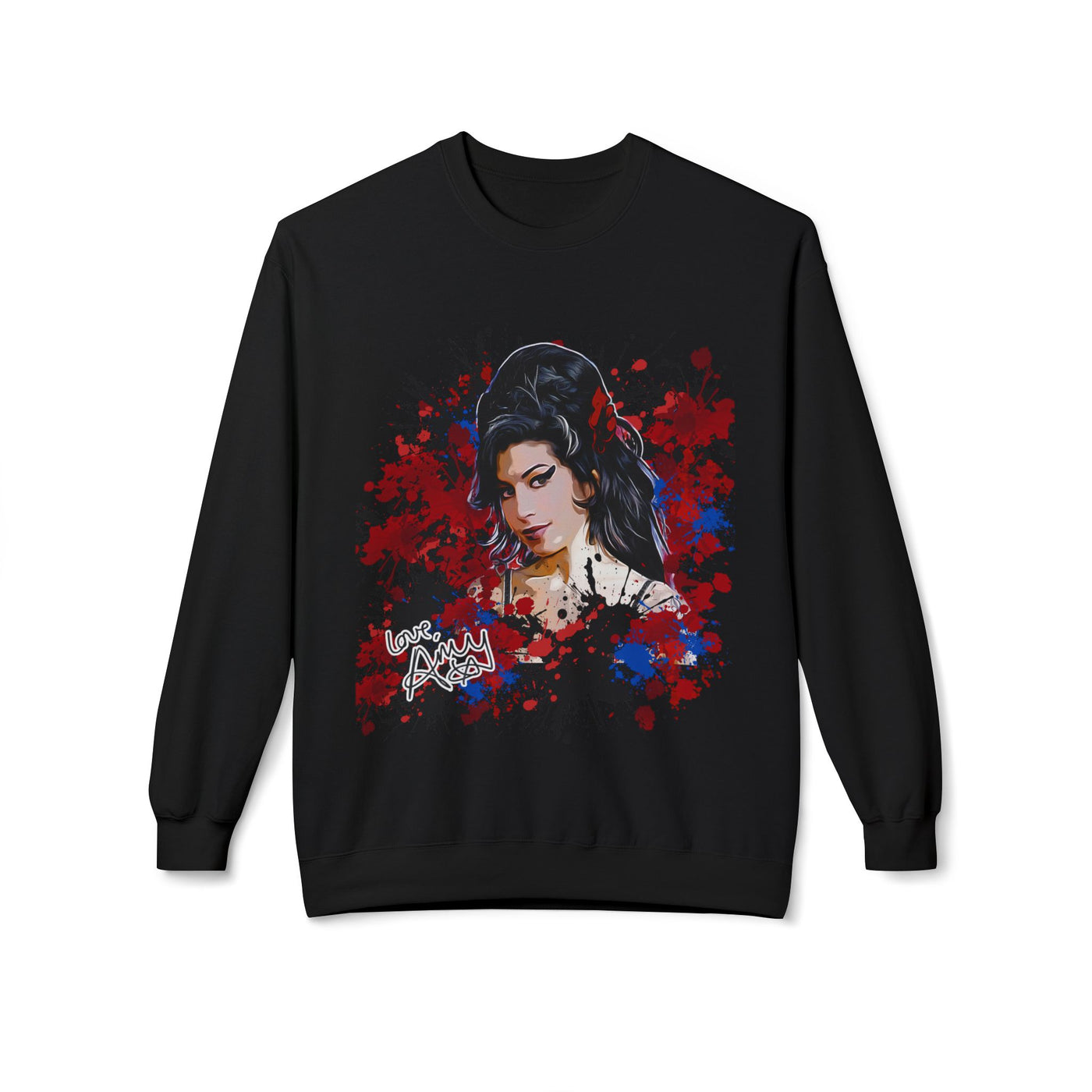 Amy Retro Kiss Graphic Hooded Sweatshirt for Fashion Lovers