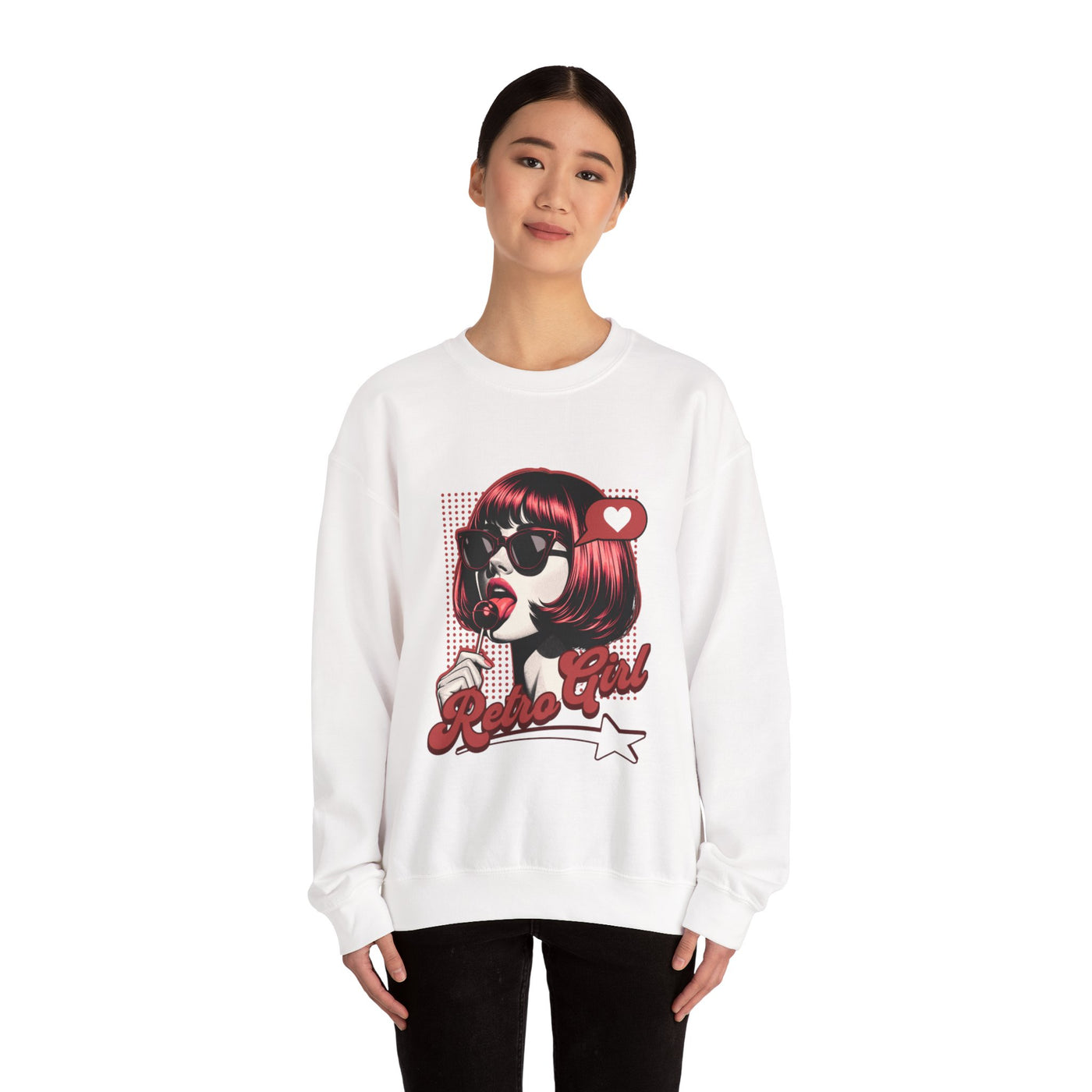 Retrogirl  Pop Art Women's Sweatshirt