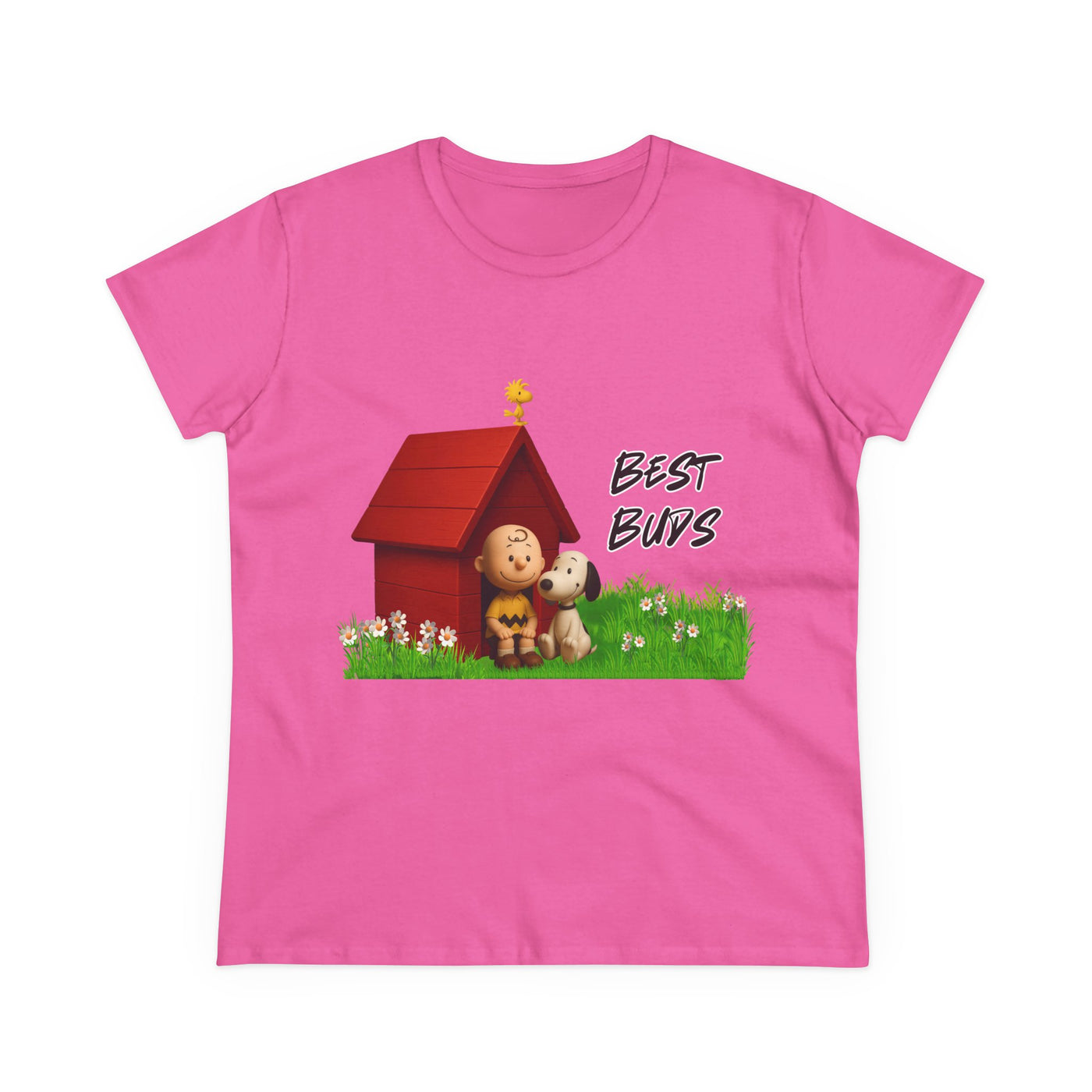 Best Buds  - Snoopy - Women's Cotton Tee