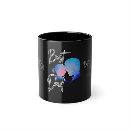 Best Dad Tasse black Coffee Mug  Cup Tasse fürs Herz