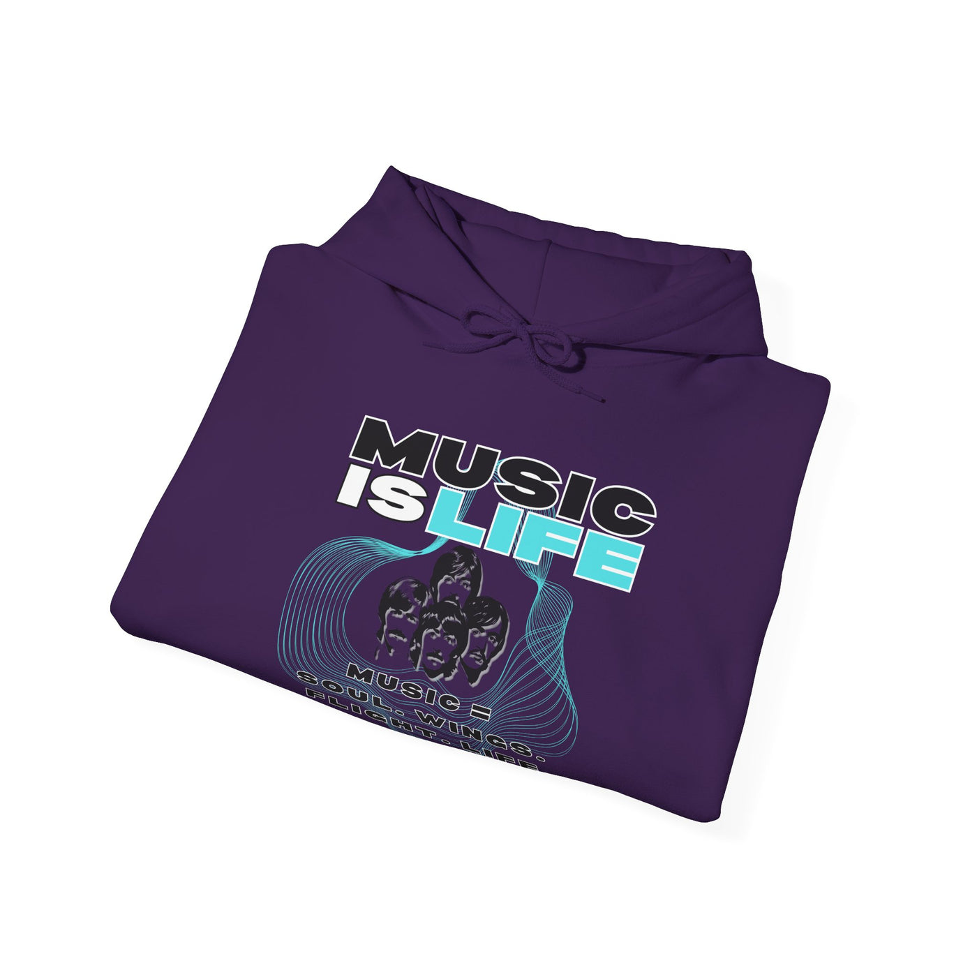 Music is Life Hoodie - Unisex Heavy Blend™ Sweatshirt