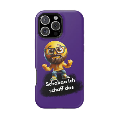 Motivational Impact-Resistant Phone Case - "Schakaa ich schaff das"