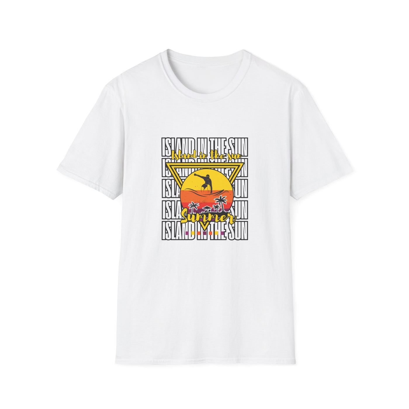 Island in the Sun Unisex Softstyle T-Shirt -Beach Vibes
