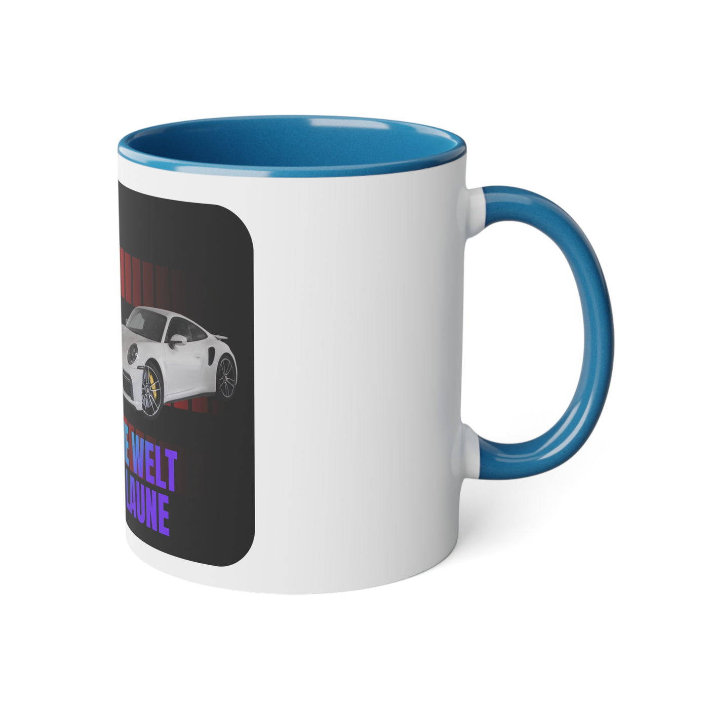 KITT and Porsche Die Laune Mug, KITT Mug, Porsche Mug, Tasse