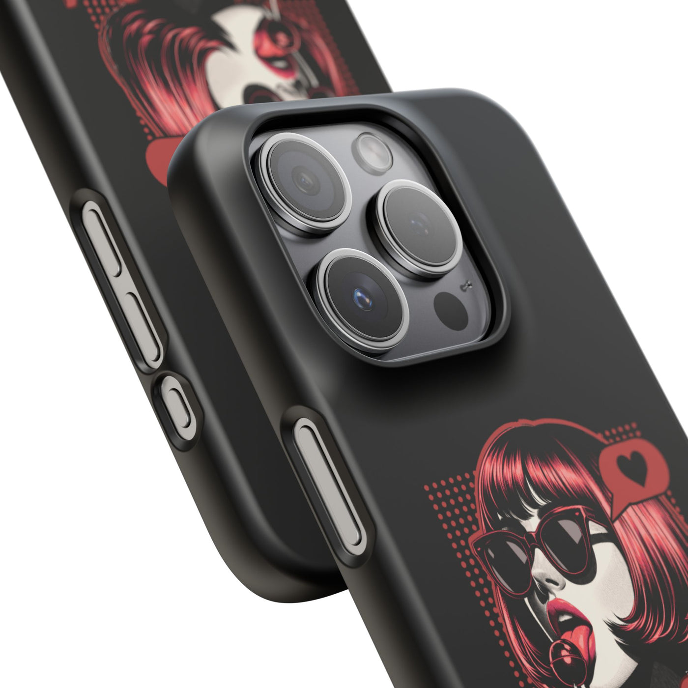 Retro Girl Snap Case Handyhülle