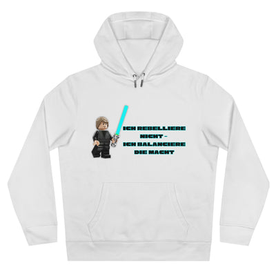 Star Wars Inspired King Hooded Sweatshirt - "I do not rebel - I balance the Force"