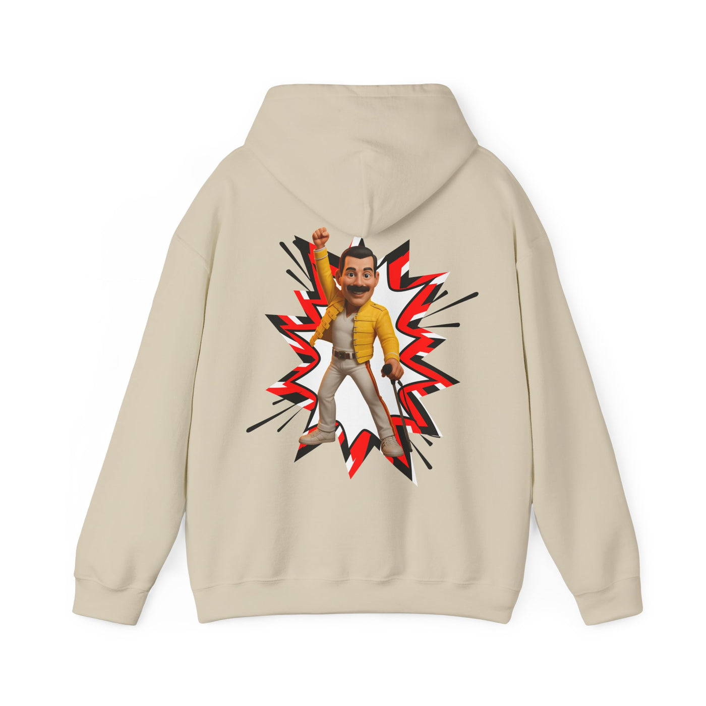 Freddie Hoodie, Unisex Sweatshirt for Music Lovers