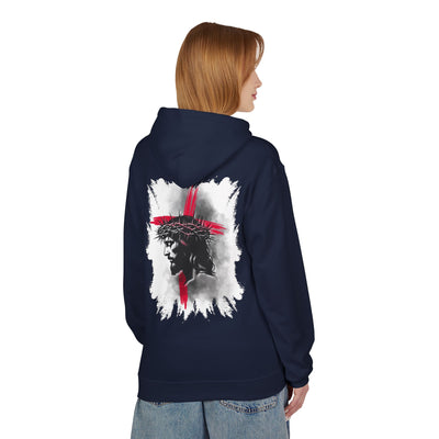 Faith-Inspired Hoodie: Blessed, Saved, Loved - Christian JESUS