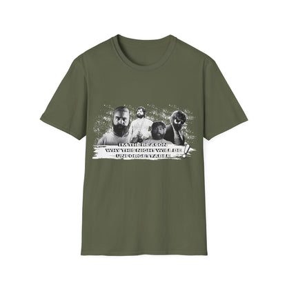I am the reason why this night...Retro Graphic Unisex Softstyle T-Shirt - Hangover Alan
