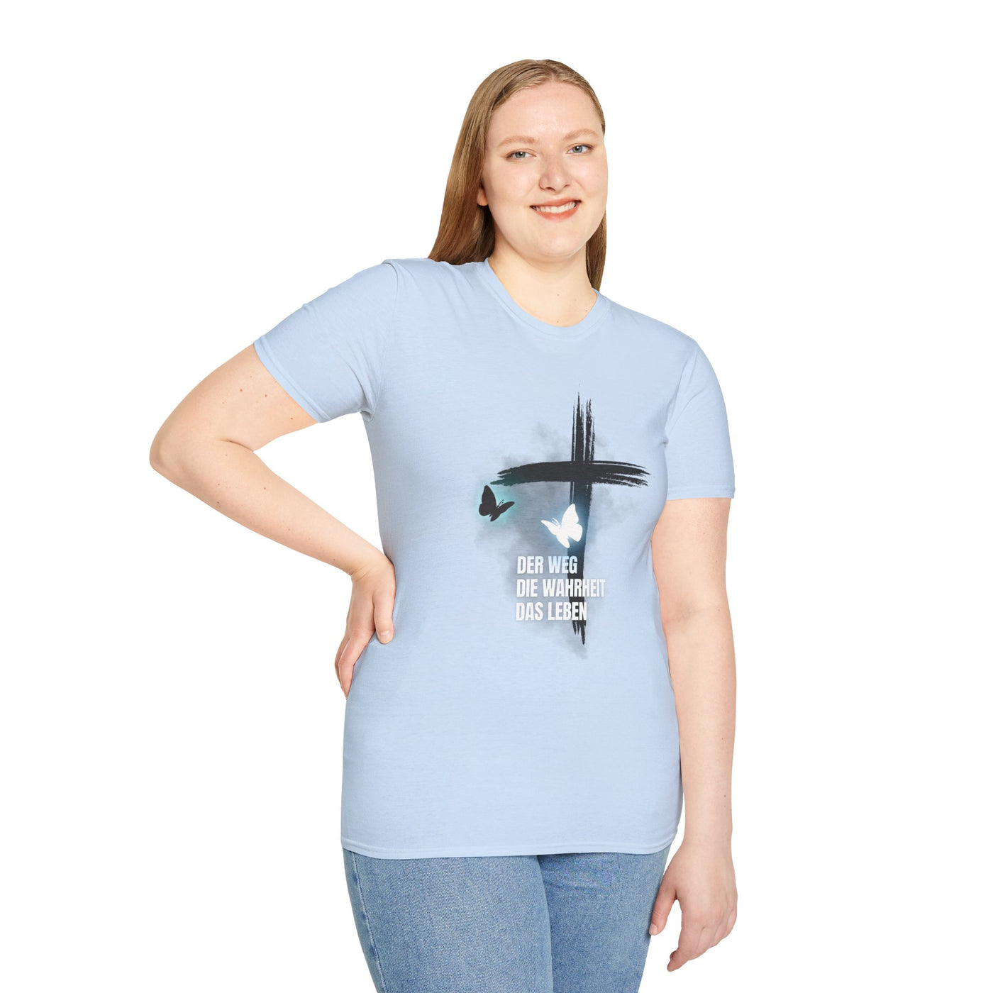 Faith-Inspired Unisex Softstyle T-Shirt – Spiritual, Jesus, Christian,