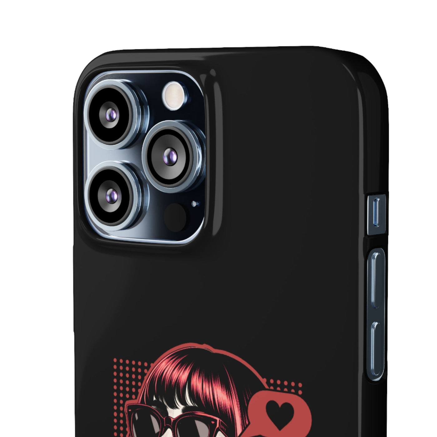 Retro Girl Snap Case Handyhülle