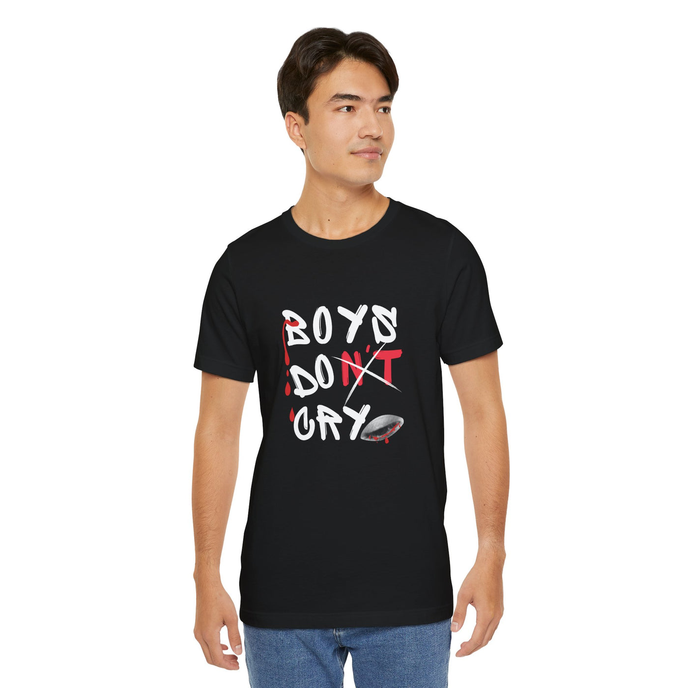 Boys Don't Cry for Men, Casual T-shirt