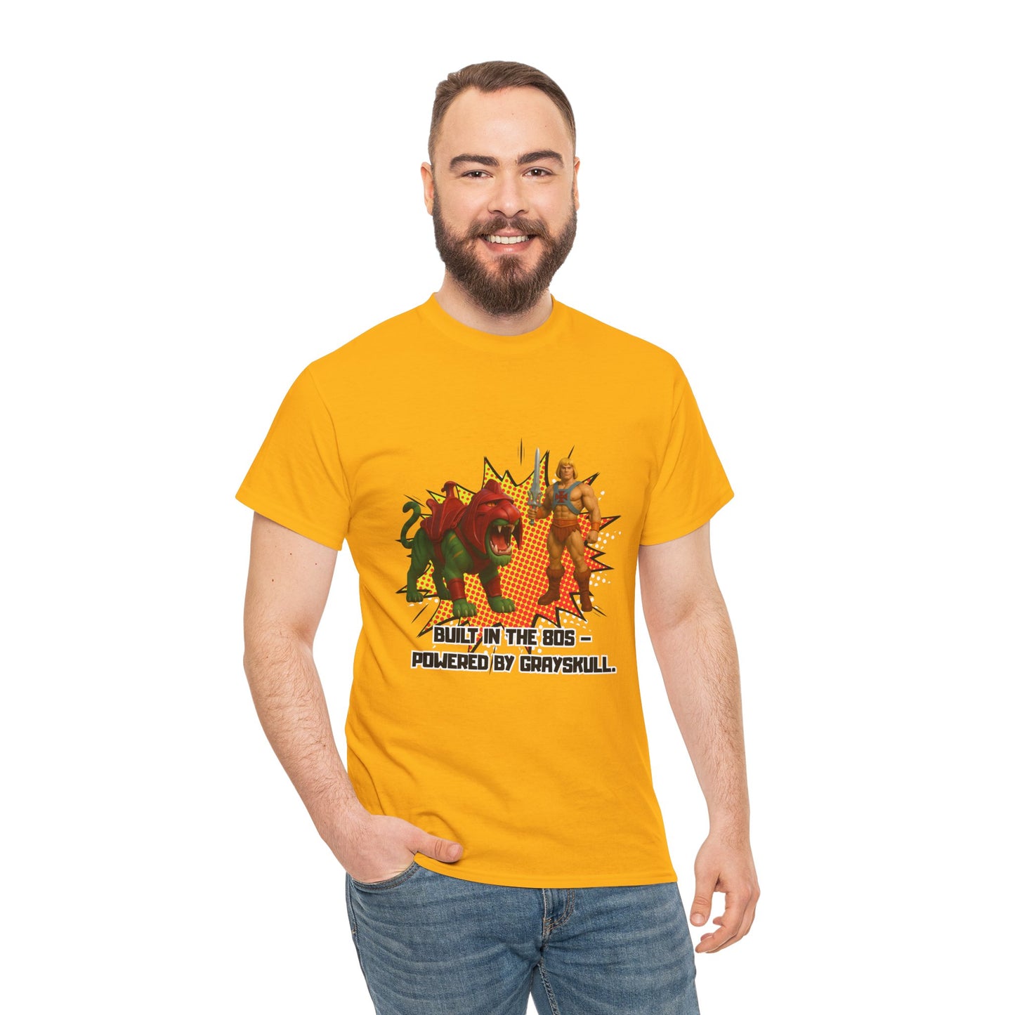 He-Man Unisex Vintage Master of the Universe Retro T-Shirt