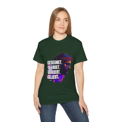 Gesegnet. Geerdet. Gefeiert. Geliebt - Jesus Shirt