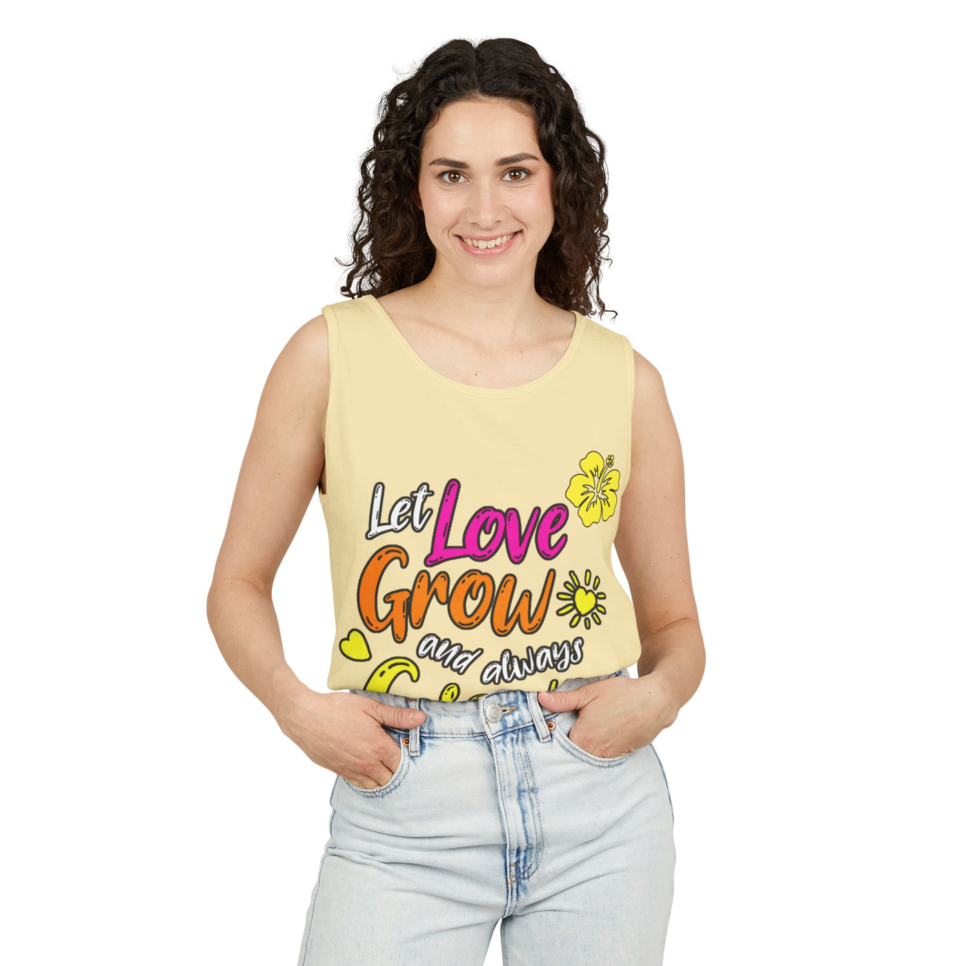 Tank Let Love Grow ... , Motivational Workout Shirt