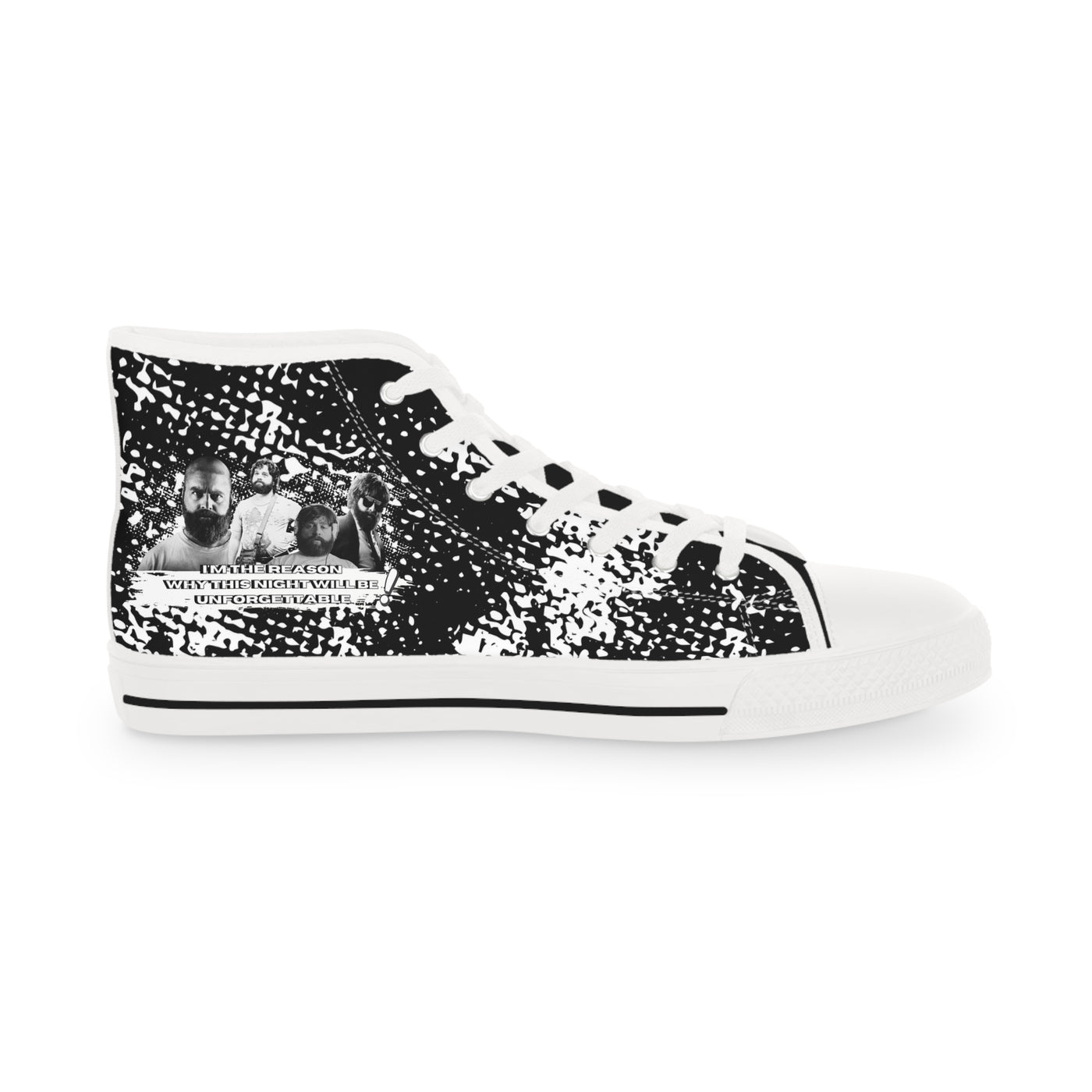 D'ont mess with Alan High Top Sneakers for Trendsetters Hangover