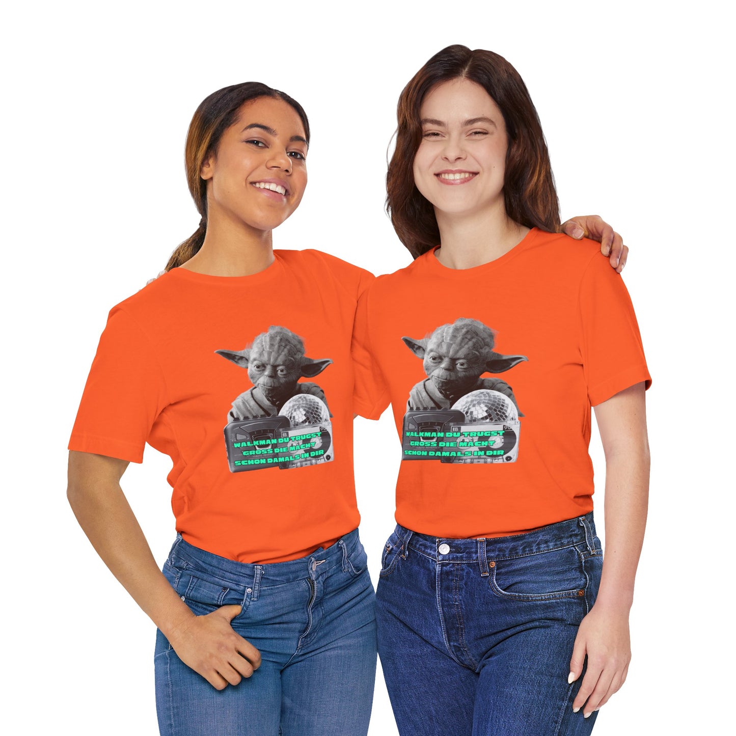 Funny Yoda Quote Unisex Tee - Walkman du kennst - erfahren du bist starwars