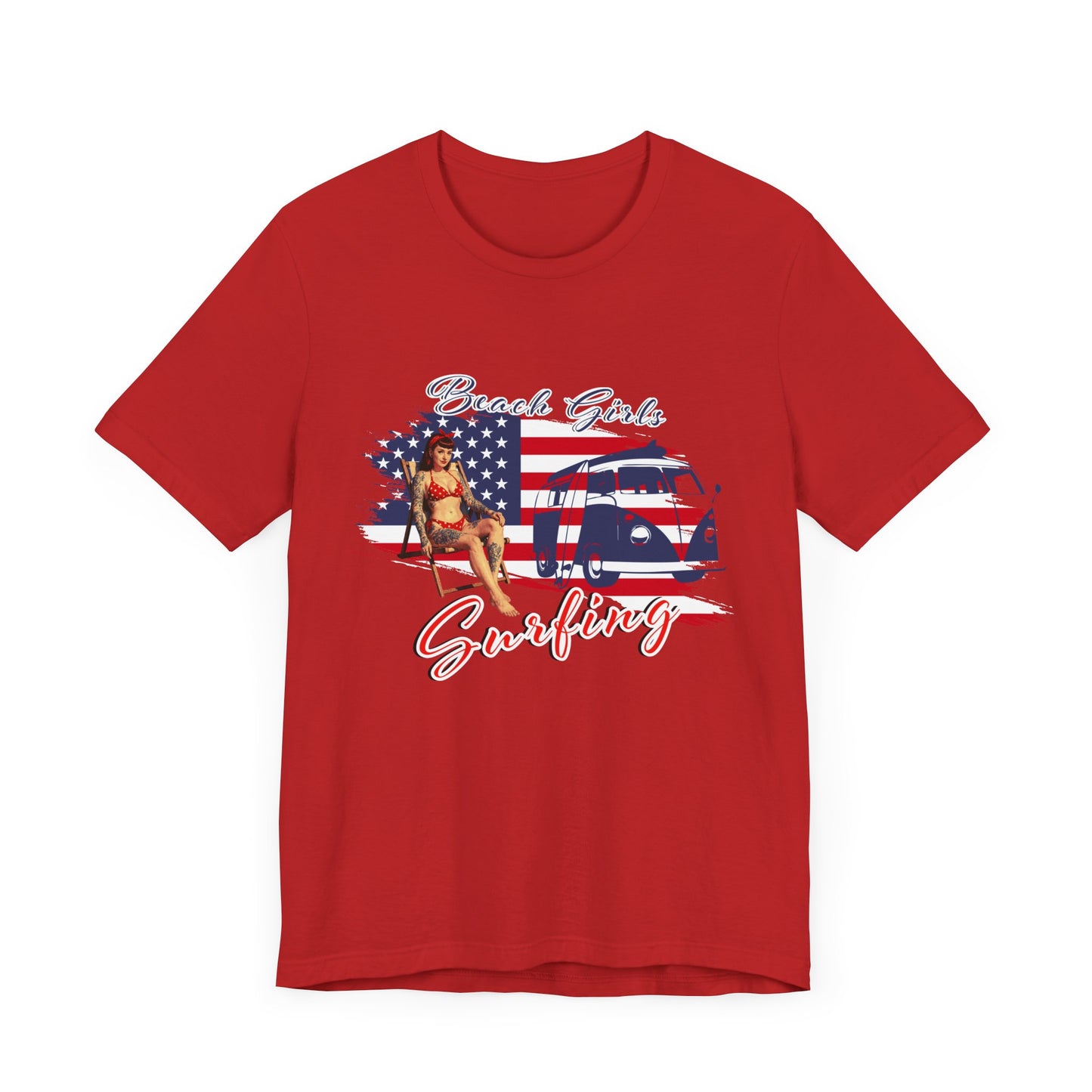 Beach Girls Surfing USA