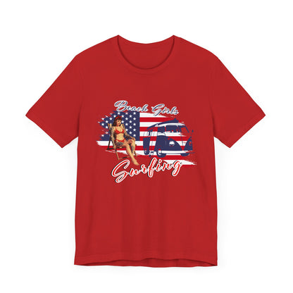 Beach Girls Surfing USA