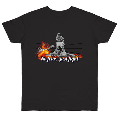No Fear Just Fight T-Shirt, Motivational Shirt Muhammad Ali