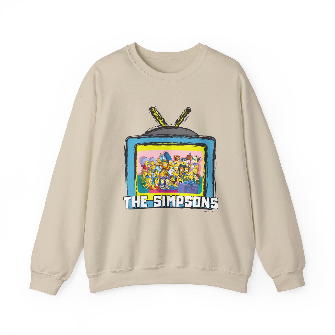 The Simpsons Unisex Heavy Cotton Sweatshirt