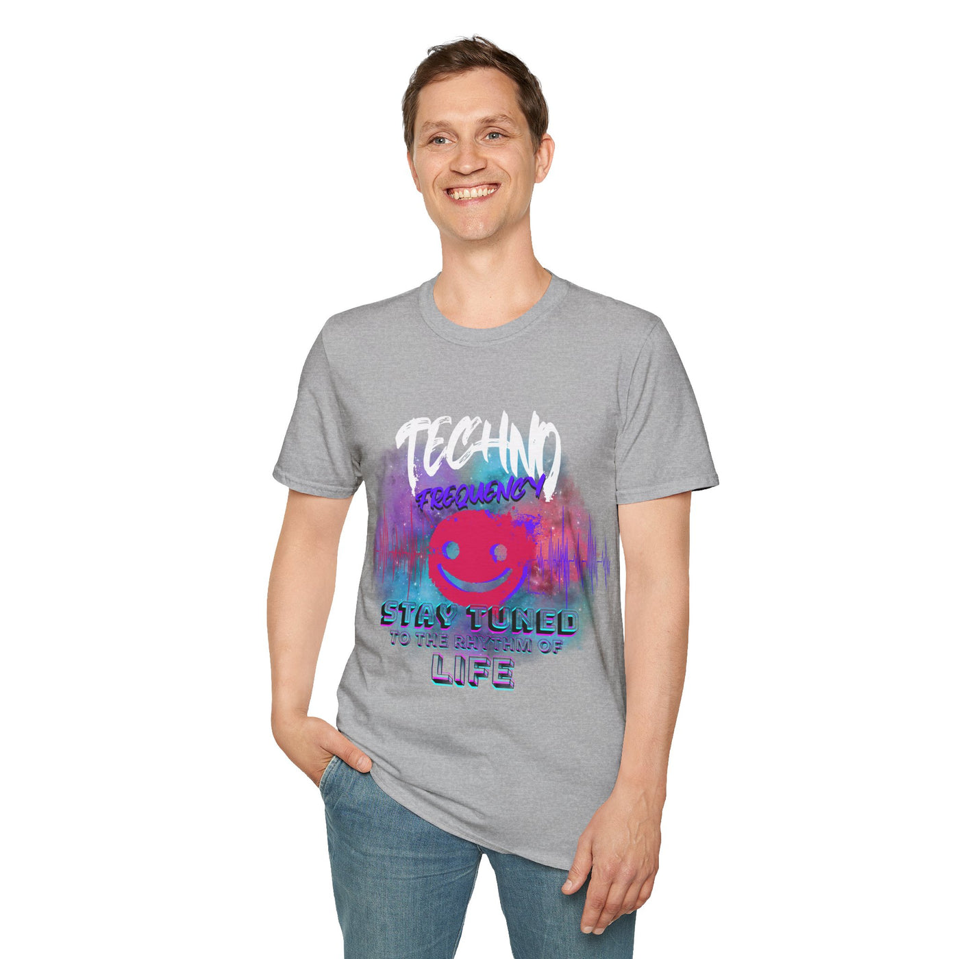 Techno Vibe Unisex T-Shirt | Stay Tuned to the Rhythum of Life