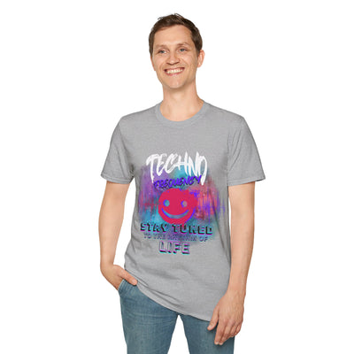 Techno Vibe Unisex T-Shirt | Stay Tuned to the Rhythum of Life