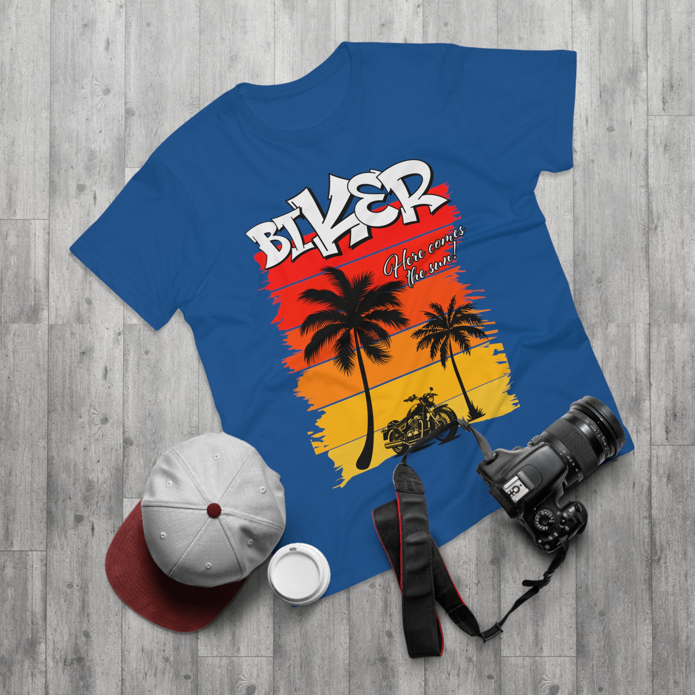 Retro Biker Vibes T-shirt -