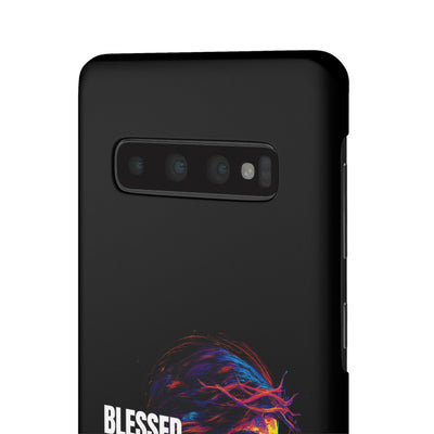 Blessed Saved loved - Snap Case - Jesus