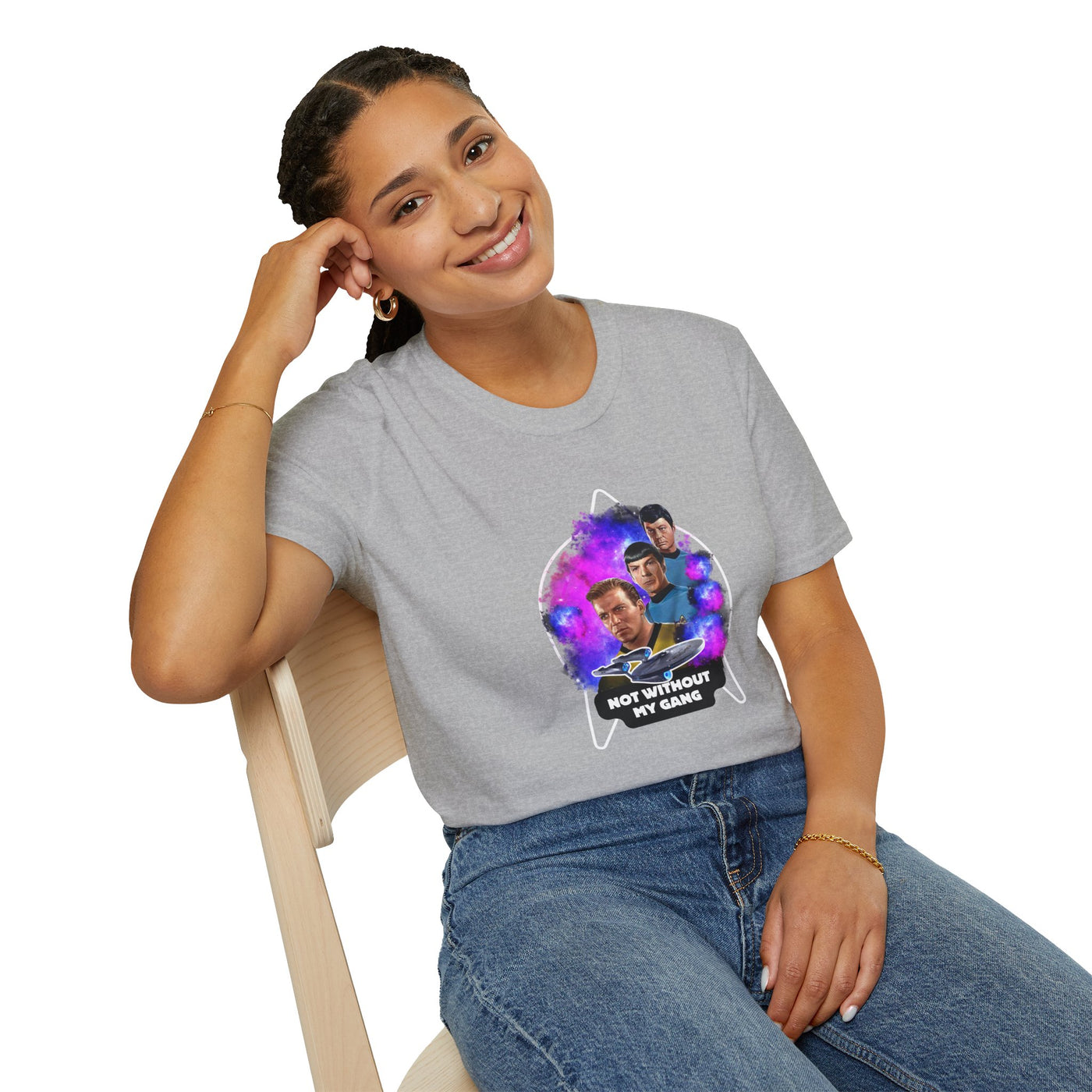 Not Without My Gang Unisex T-Shirt - Nostalgic Space Adventure Tee for Fans 
