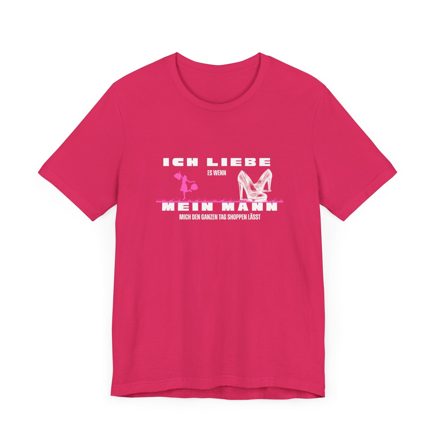 I Love My Husband "Shopping" Unisex Jersey Short Sleeve Tee