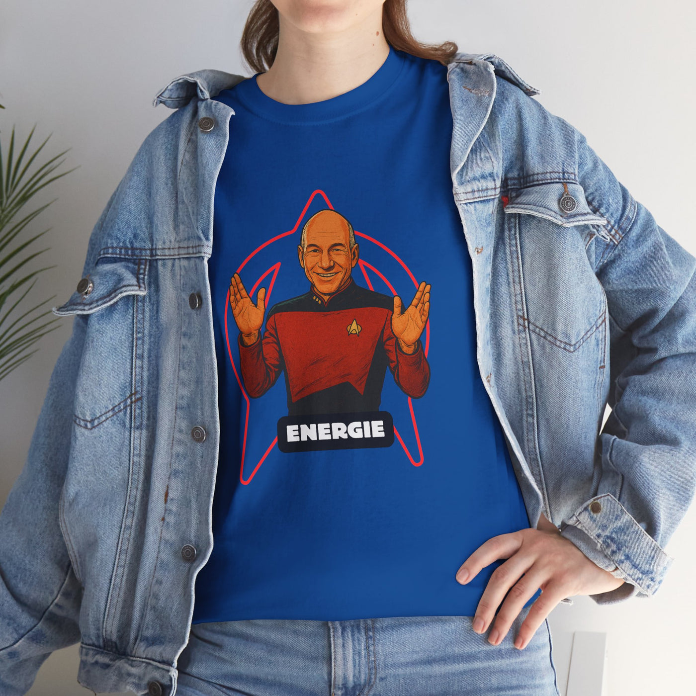 Energie Unisex Heavy Cotton Tee - Perfect for Sci-Fi Fans and Casual Wear