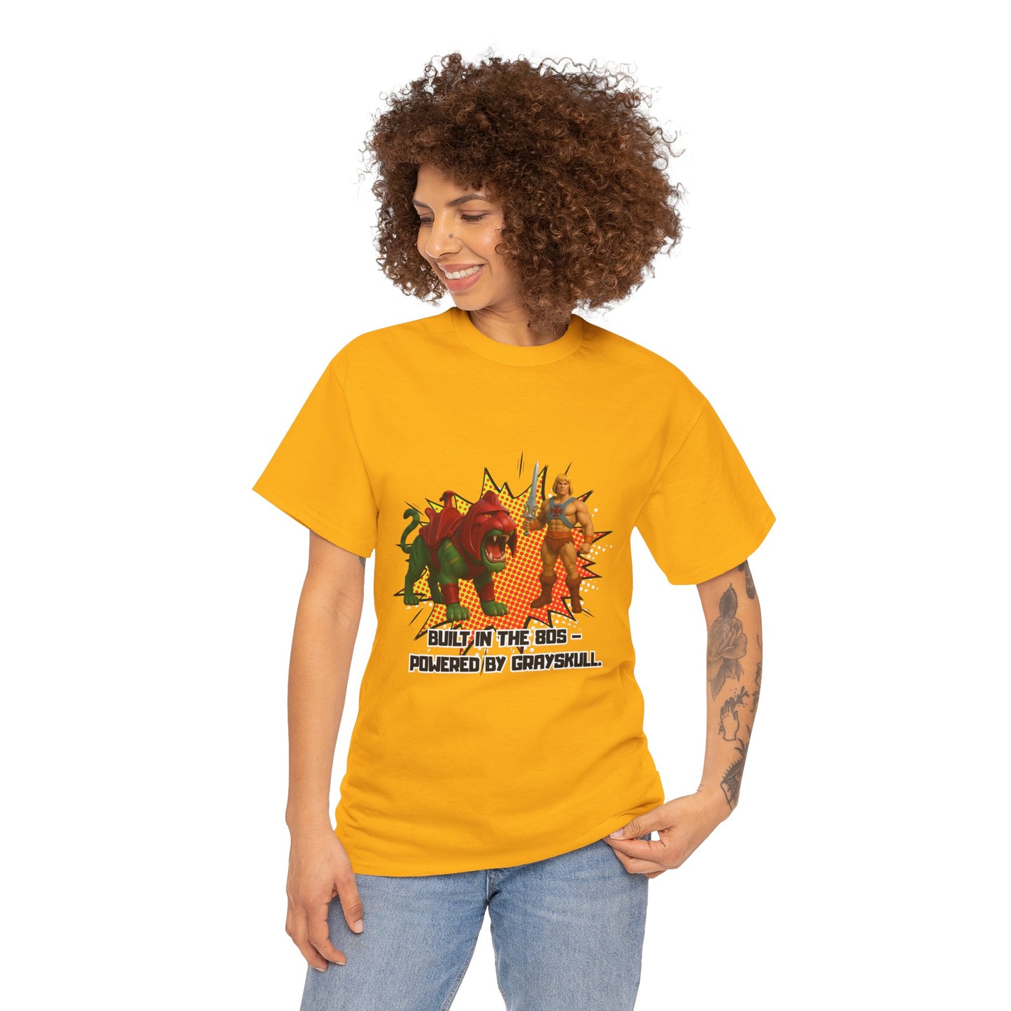 He-Man Unisex Vintage Master of the Universe Retro T-Shirt