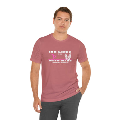 I Love My Husband "Shopping" Unisex Jersey Short Sleeve Tee