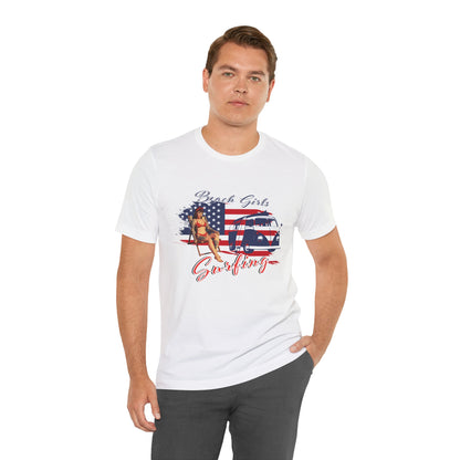 Beach Girls Surfing USA