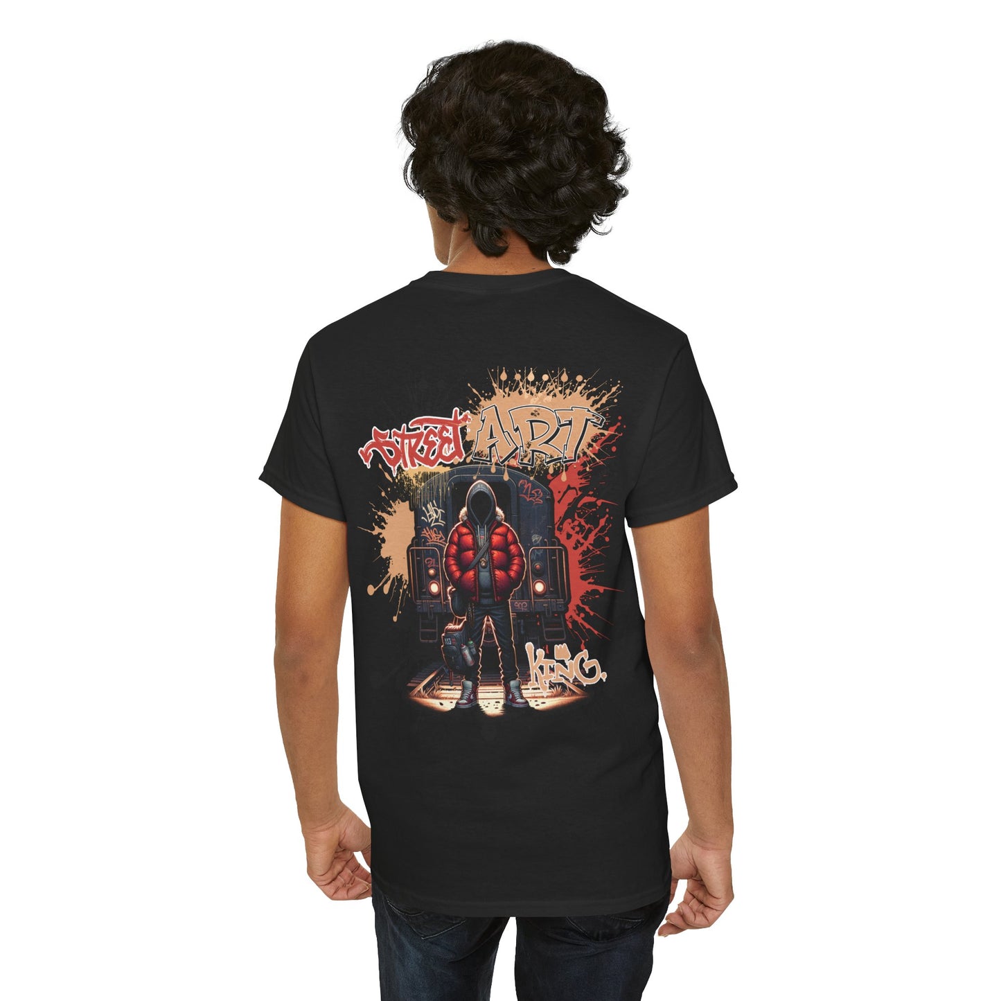 Urban Street Art Tee, Graphic T-Shirt, Casual Wear, Artistic Gift, Street Style Top, Hip-Hop Fashion Shirt Unisex - Graffiti