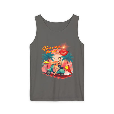 Retro Summer Vibes Tank Top Here comes the sun