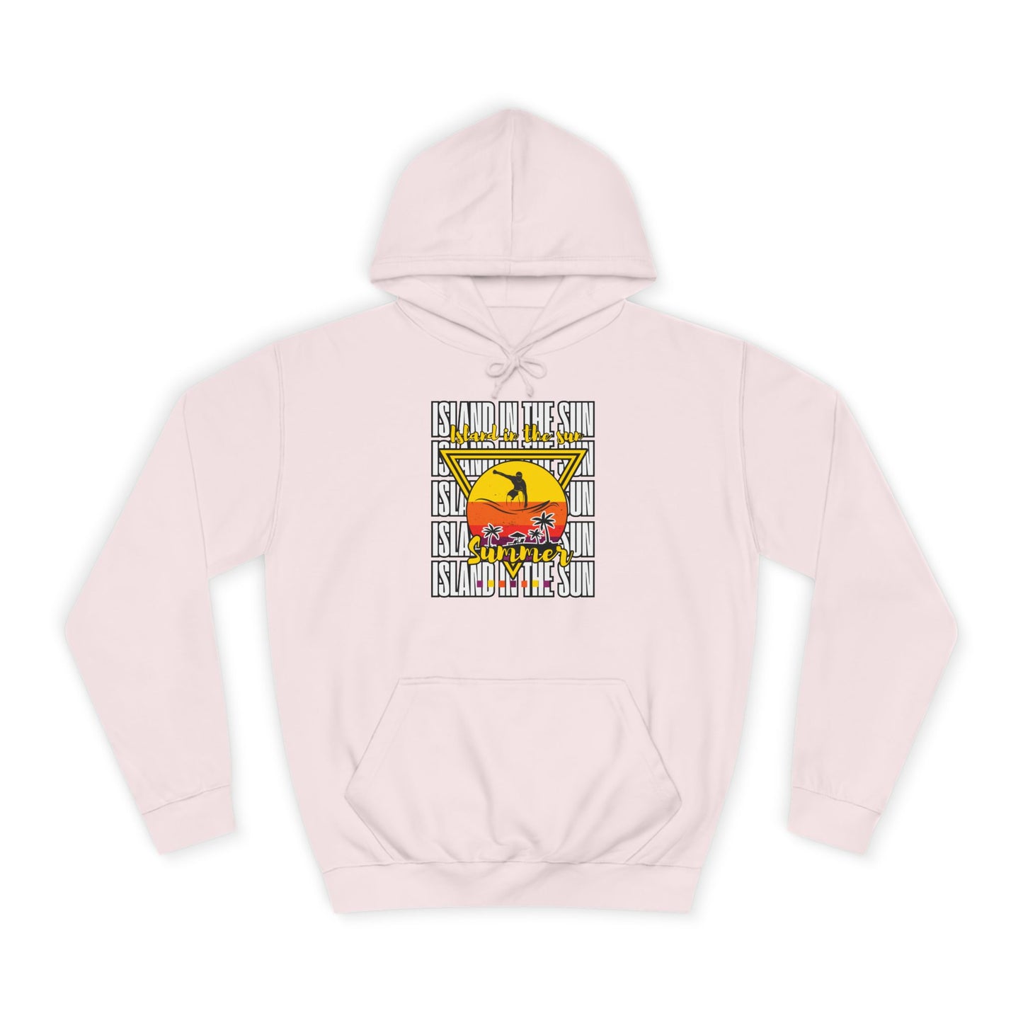 Vibrant College Spirit Hoodie, Unisex College Hoodie