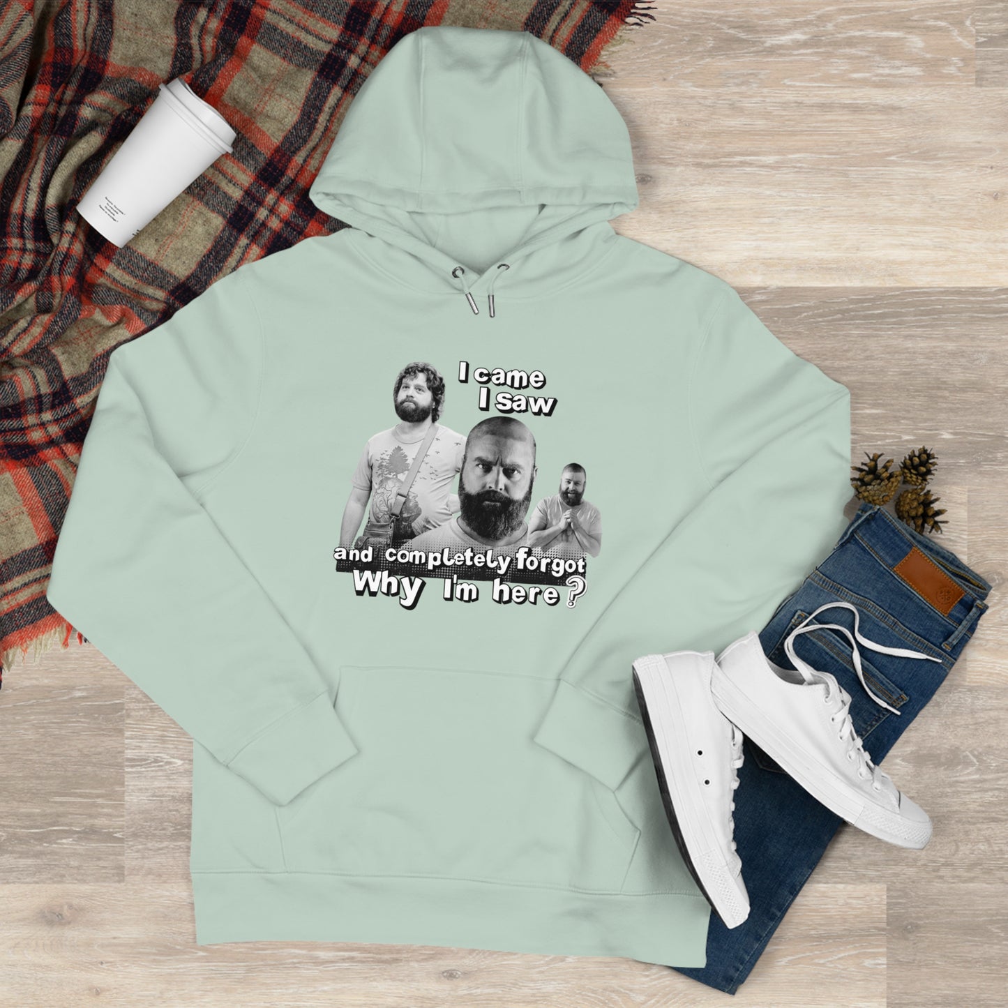 I cam- saw- and forgot why I am here - Alan Garner Hoodie for Men