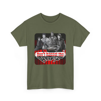 Don't Hassel the Hoff Unisex Heavy Cotton Tee | Retro humor shirt for fans