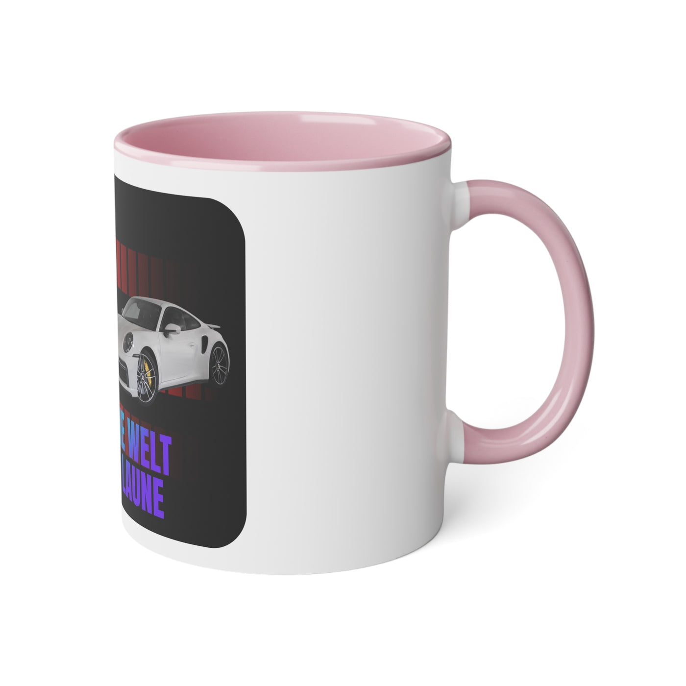 KITT and Porsche Die Laune Mug, KITT Mug, Porsche Mug, Tasse